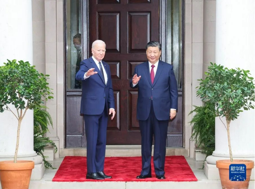 习近平同美国总统拜登举行中美元首会晤(图1)